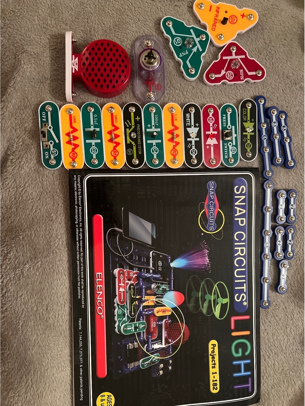 Replacement parts Elenco Snap Circuits LIGHT Electronic Project Kit